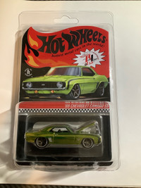 Hot Wheels RLC 69 Chevrolet Chevy Camaro SS Diecast muscle car