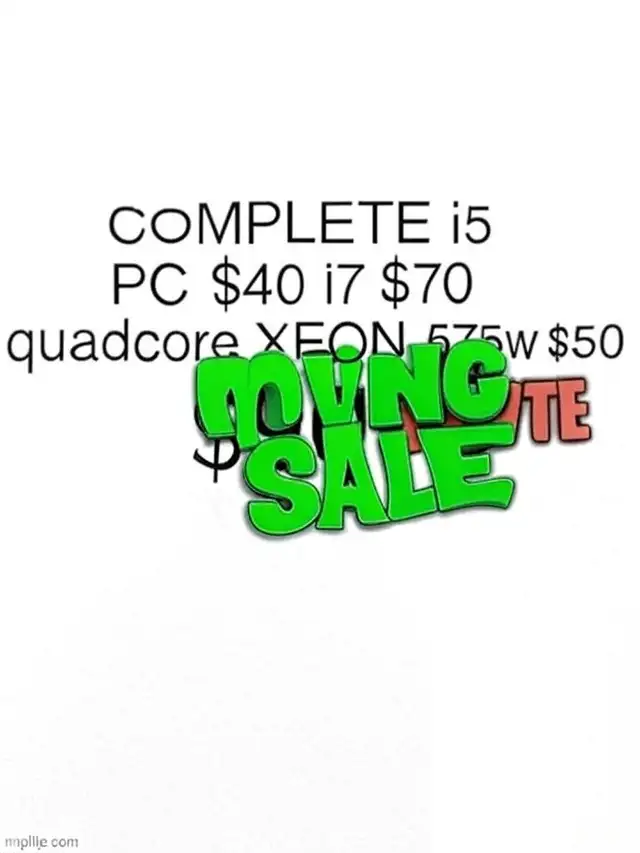 COMPLETE i5  PC  $40 i7 $70 quadcore XEON 575w $50 in Desktop Computers in City of Montréal - Image 2