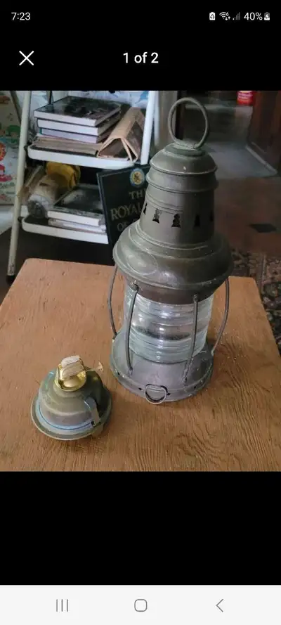 Perkins Marine Lamp Vintage, View more