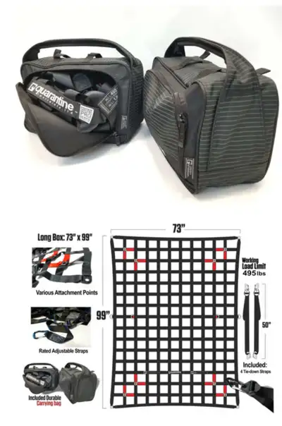 Brand new and never been used from quarantine restraints. Went with a canopy instead and forgot I ha...