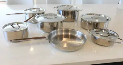 Paderno 13pcs Batterie de cuisine inox/stainless steel cookware, View more