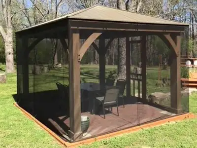 Brand new! 12x12 Mosquito Mesh Kit for Yardistry Gazebo, View more