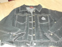 veste jeans bleue