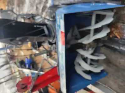 Snow Joe Pro 11 Hp 26 inch snowblower- used once, needs engine. Machine in like new conditon except...