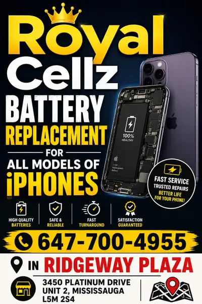 WE REPLACE PHONE BATTERIES ON SITE REPLACE BROKEN SCREEN & LCD, View more