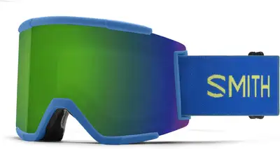 SMITH Squad XL - Electric Blue | ChromaPop Sun Green Mirror BNIB, View more