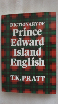 Dictionary of PEI English by Terry Pratt - hardcover book