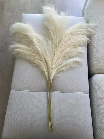 3x Artificial Pampa grass stems °, View more