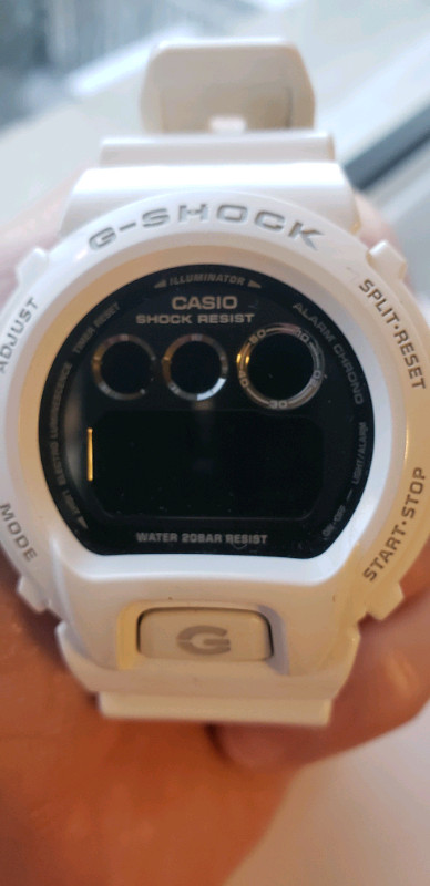 G SHOCK CASIO WATCH WHITE COLOUR MODEL DW 6900NB Jewellery