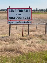 Development land for sale in Brooks Alberta.