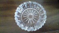 vintage ashtrays glass