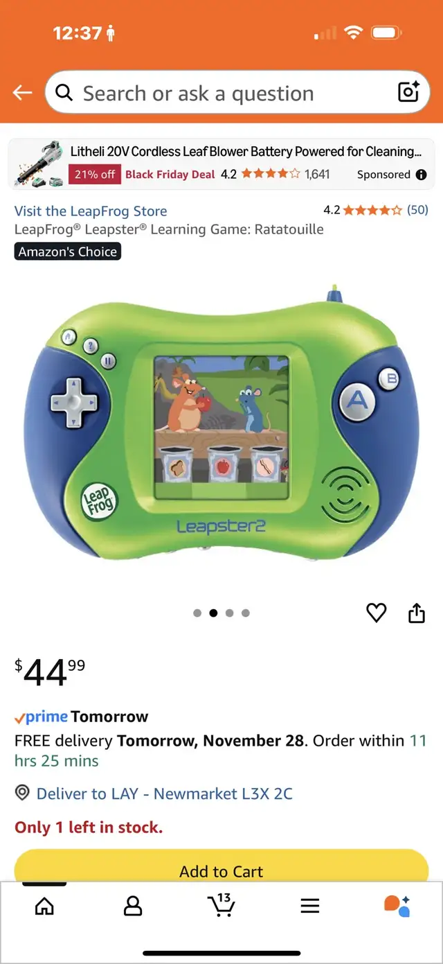 LeapFrog Leapster 2 educational handheld video game system in Toys & Games in Markham / York Region - Image 7