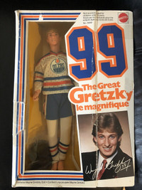 Vintage 1983 Mattel Wayne Gretzky Doll Figure Original Box