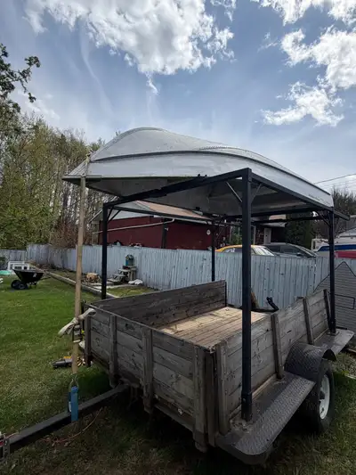 I'm selling a 16-foot Lund aluminum boat with a custom casting deck, complete with a tilt deck quad/...