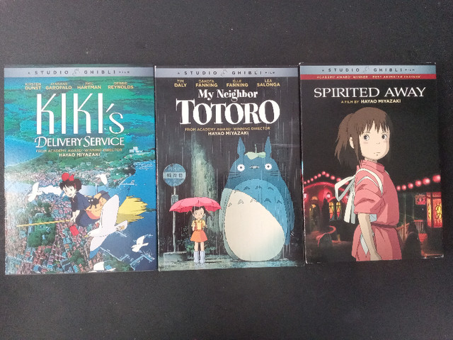 Studio Ghibli movie collection on DVD in CDs, DVDs & Blu-ray in St. Catharines