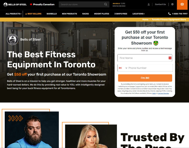 50% OFF - Bells Of Steel Fitness Home Gym Equipment in Exercise Equipment in Oshawa / Durham Region