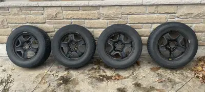 Winter Tires, Rims & Sensors Fits 2014 GMC Terrain SLE, (may fit others) 235-60R-17 BF Goodrich Wint...