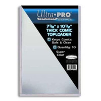 Ultra Pro THICK top loaders .... for COMICS ... 7 1/8" x 10 1/2"