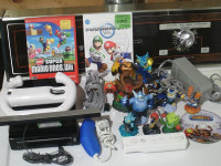 Nintendo Wii bundle, Super Mario Bros, Mario Kart, Skylanders