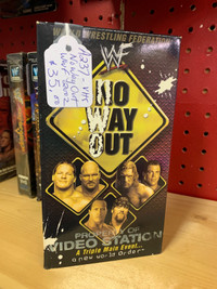 VHS No Way Out NWO 2002 WWE WWF Wrestling Booth 276