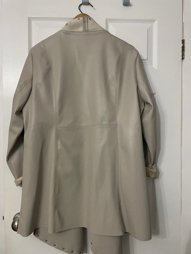 Gorgeous Pleather Jacket - so soft and luxurious Lg/XL  in Women's - Tops & Outerwear in Peterborough - Image 3