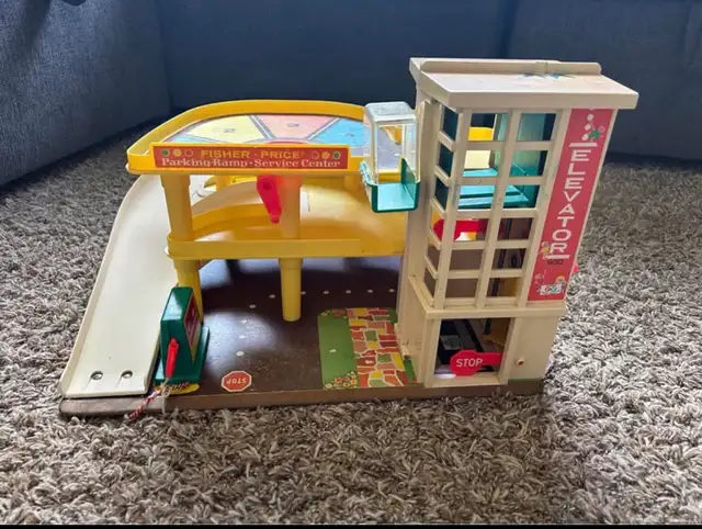 Vintage Fisher Price Garage