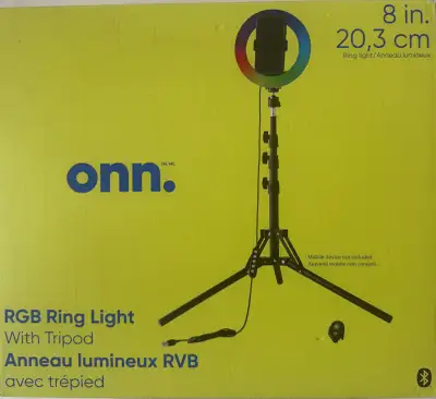anneau lumineux RVB onn. porte cellulaire., View more