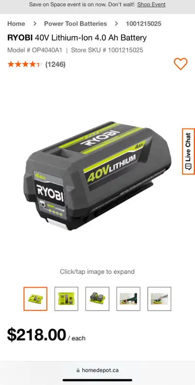 Ryobi 4 ah battery charger tool new, View more