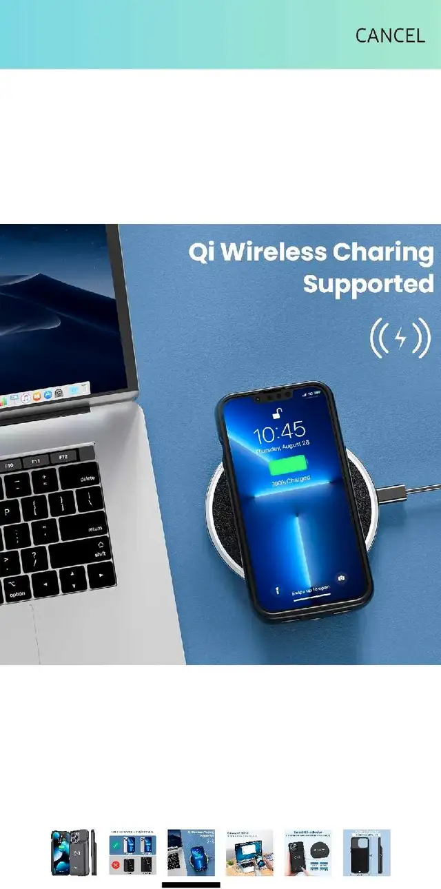 NEWDERY Battery Case for iPhone 13 Pro & iPhone 13, 4800mAh Exte63860081613057123