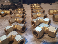 New Brass compression ftgs for sale $3 T0 $5