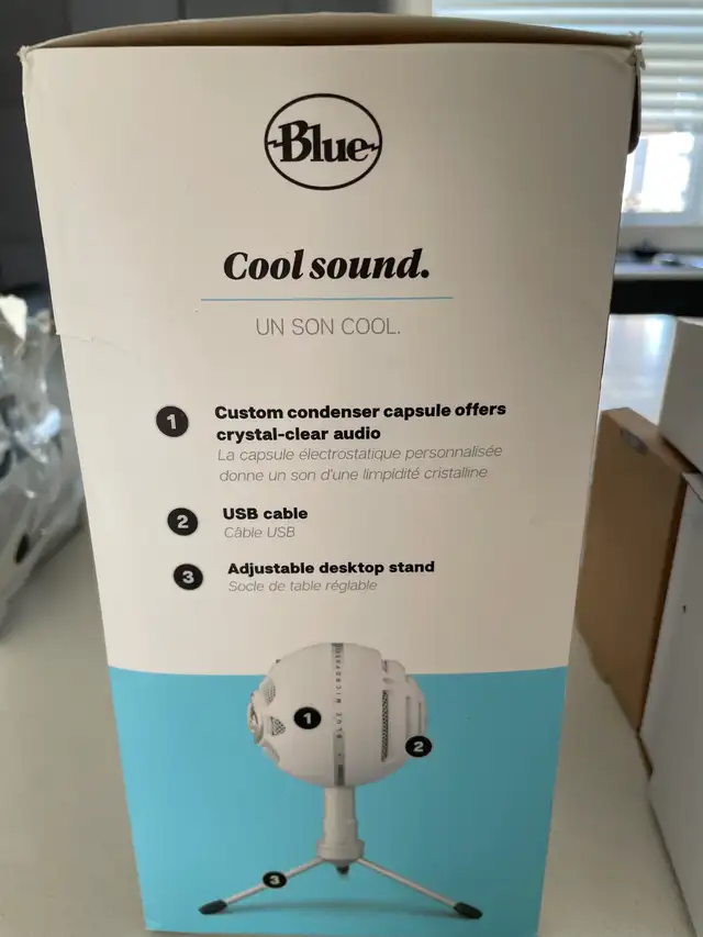 Blue “Snowball Ice” USB Microphone- New in Speakers, Headsets & Mics in London - Image 5
