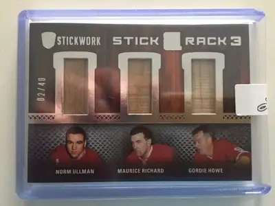 Stickwork Stick Rack 3 Hockey Card, View more