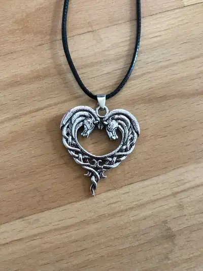 Celtic Horse Heart Shape Necklace $15 firm, View more