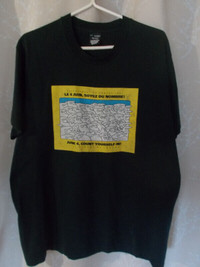 5 T-Shirt Vintage - epoque 1980 - 1990- fait au canada