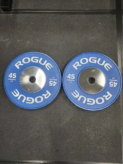 Rogue Competition Bumper Plates 45LB Pair