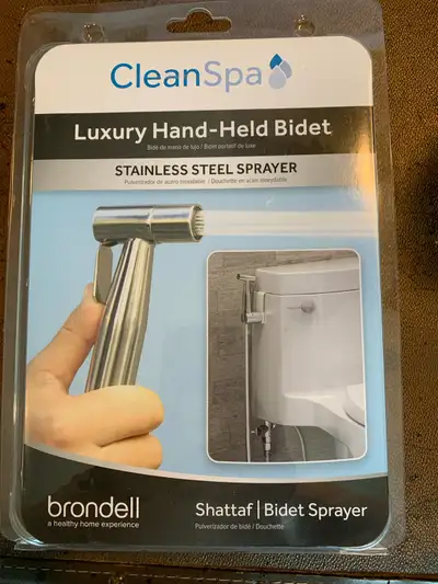 I'm selling a new Brondell CleanSpa Luxury Hand-Held Bidet. This stainless steel sprayer provides a...