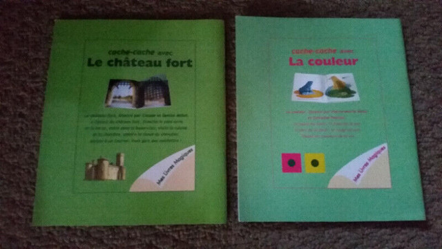 Books $5 for both , like newCache-cache avec Le château fortCa in Children & Young Adult in Moncton - Image 2