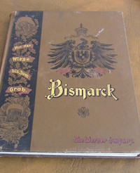 Original 1898 Vintage German Book - BISMARCK, Von der Wiege bis