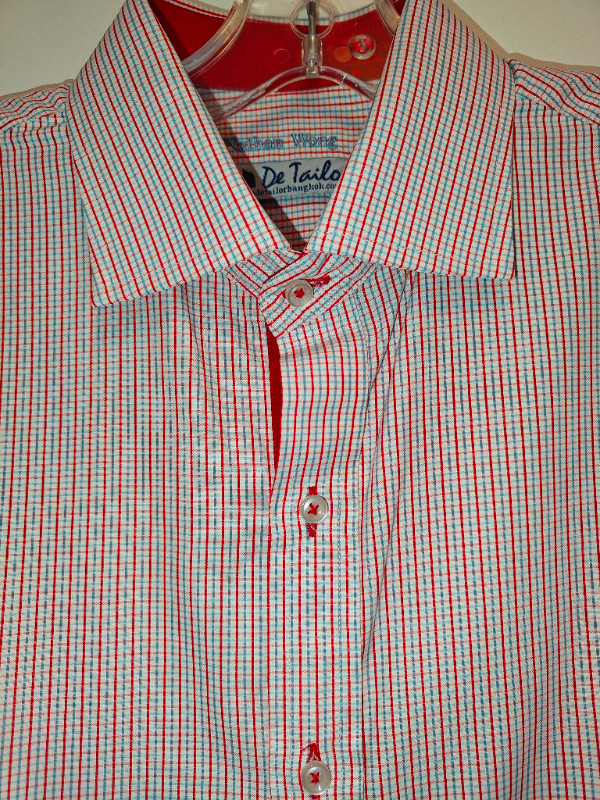 Men's Button-Up Dress Shirt - Regular Fit - Medium in Men's in Calgary - Image 3
