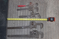 Clé à pipe , pipe wrench