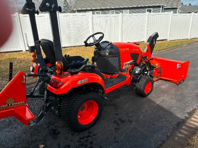 2022 Kubota BX1880 Sub-Compact Tractor For Sale. Includes BX2822 Front Mount Snowblower ( 55” Commer...