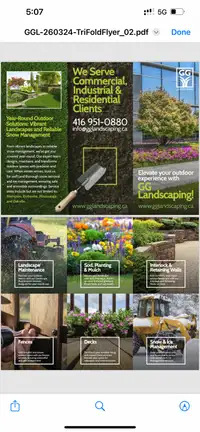 Landscaping/construction 