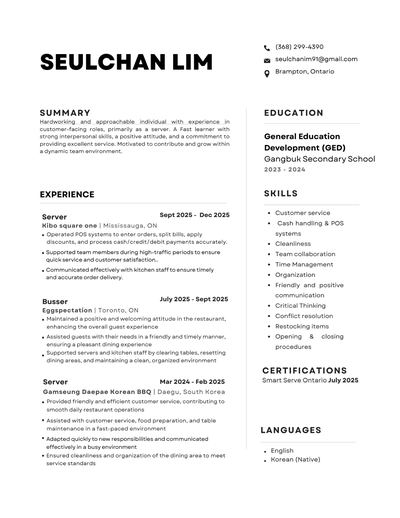 Looking for job in brampton or mississauga, View more