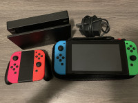 Nintendo Switch + Accessories + SD Card