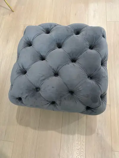 Velvet Ottoman, View more