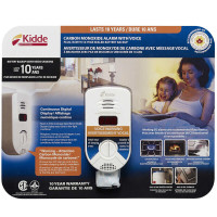 Kidde Plug-In Carbon Monoxide Alarm with Voice Alert & Display