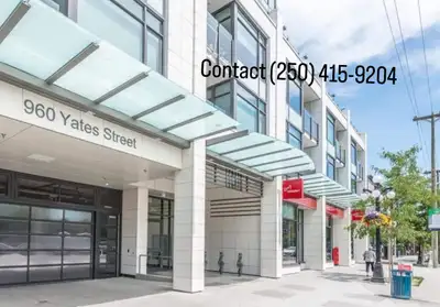 Fully furnished Downtown Victoria 2 bed condo with Parking, Gym, View more