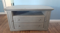 TV Entertainment Cabinet with drawers and CD storage. Real Wood