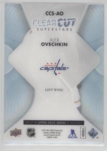 CARTE DE HOCKEY #CCS-AO - ALEXANDER OVECHKIN 2017-18 UD Series 1 in Arts & Collectibles in Thetford Mines - Image 2