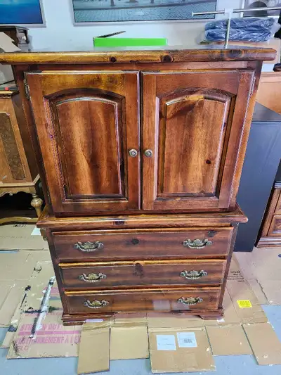 ***Antique Tallboy Wooden Dresser***, View more